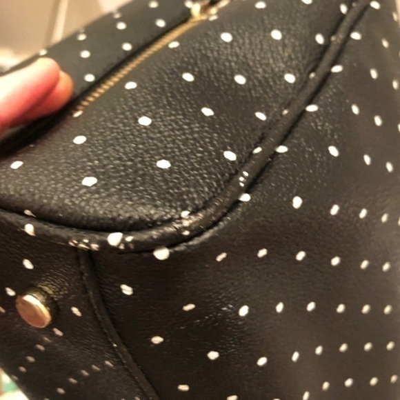 Kate spade black white polka dot bag wallet set - Picture 16 of 16